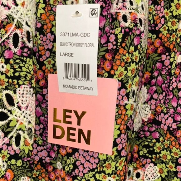 LEYDEN NEW NWT floral wildflower print skirt L Nomadic Getaway skirt - Picture 5 of 5